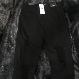 black ripped jeans size 13